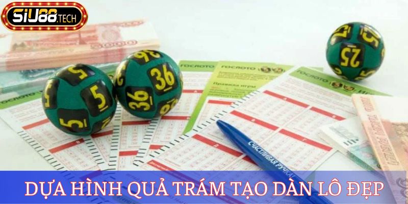 Dựa hình quả trám tạo dàn lô đẹp