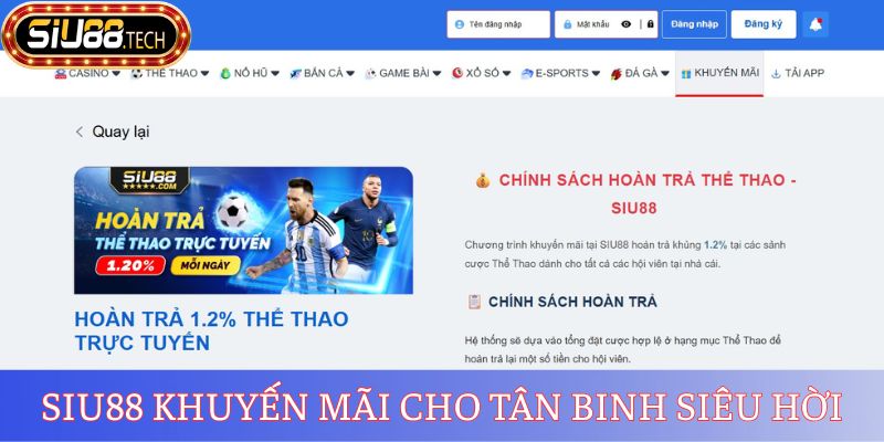 SIU88 Khuyến Mãi 1 SIU88 khuyến mãi cho tân binh siêu hời